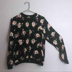 Black Floral Jacket!